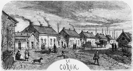 Le village minier, illustration de 
